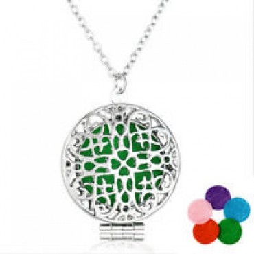 Celtic Hearts Aromatherapy Necklace